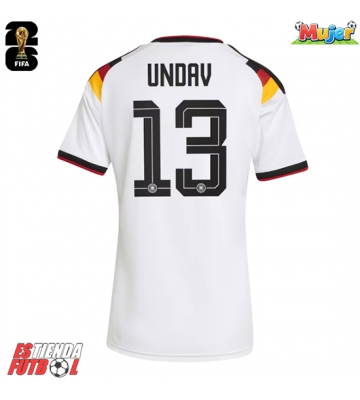 Alemania Deniz Undav #13 Primera Equipación Mujer Mundial 2026 Manga Corta